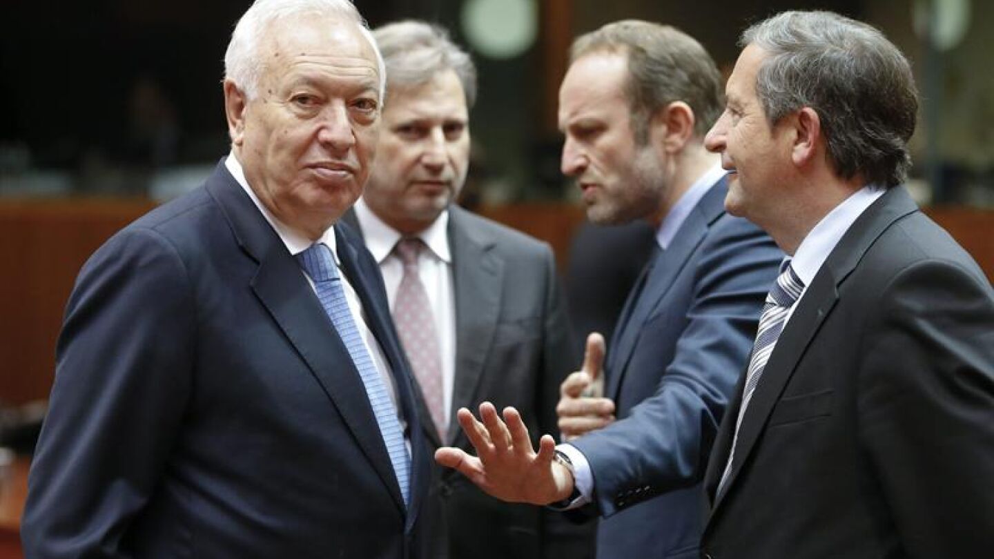 El ministro de Exteriores conversa con sus hom&oacute;logos europeos