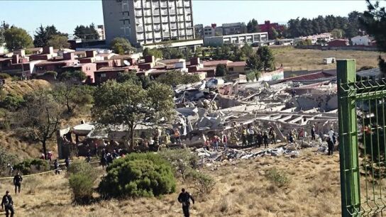 Explosi&oacute;n de un cami&oacute;n en Ciudad de M&eacute;xico