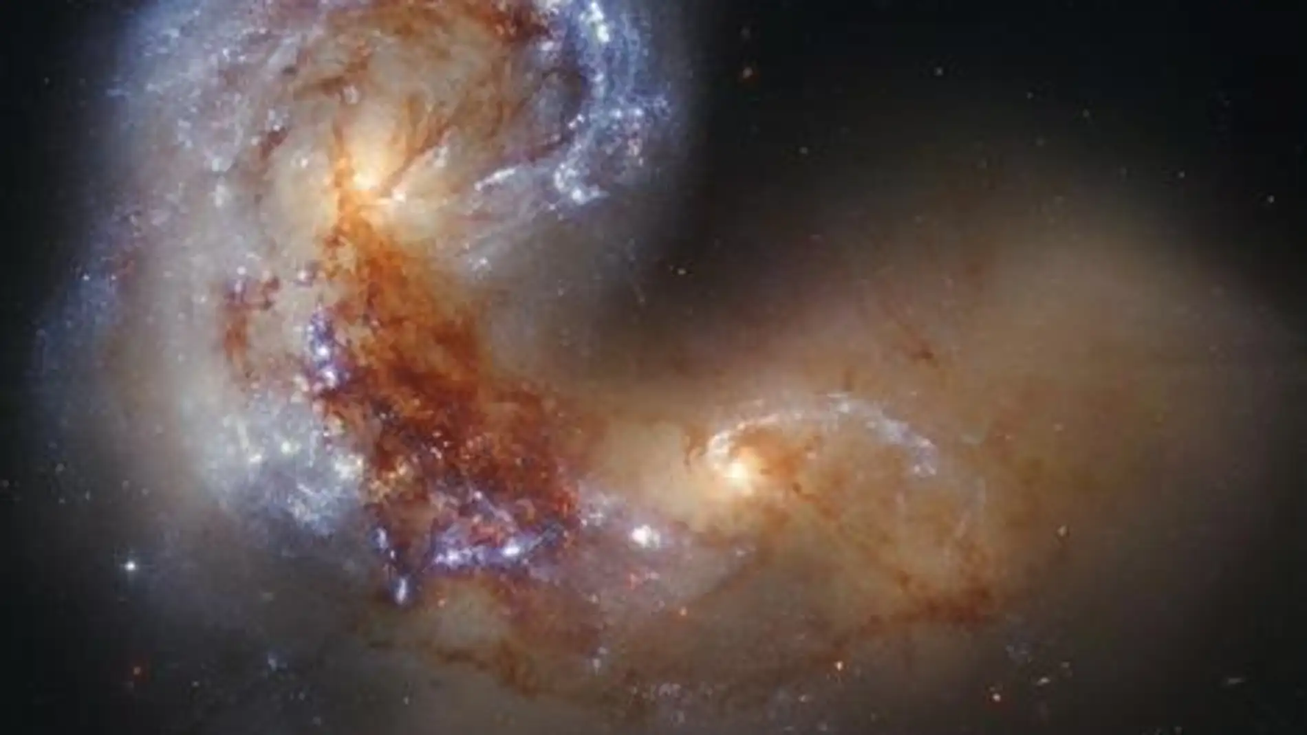 Galaxias NGC 4038/4039. Fuente: NASA