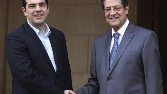 El nuevo primer ministro griego, Alexis Tsipras, llega a Chipre El nuevo primer ministro griego, Alexis Tsipras, llega a Chipre