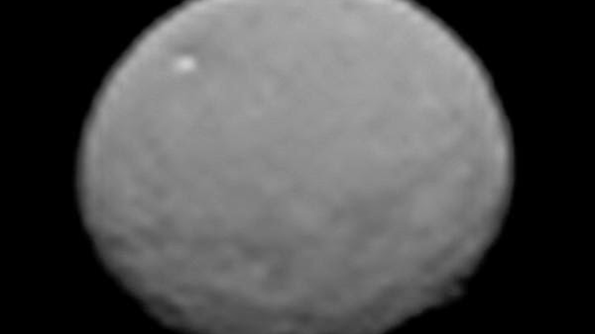 Ceres captado por Dawn el pasado 25 de enero