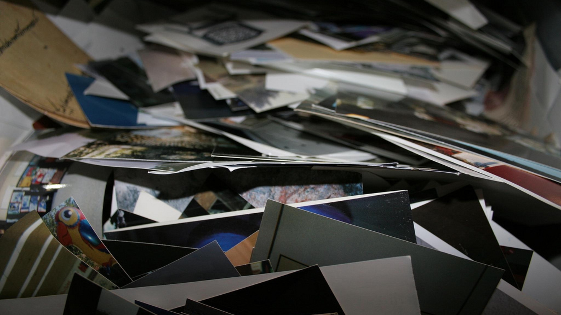 Papel con fotografías en ellos