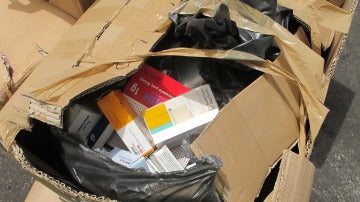 Conjunto de medicamentos caducados
