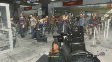 Escena polémica de Call of Duty: Modern Warfare 2. El jugador puede matar civiles