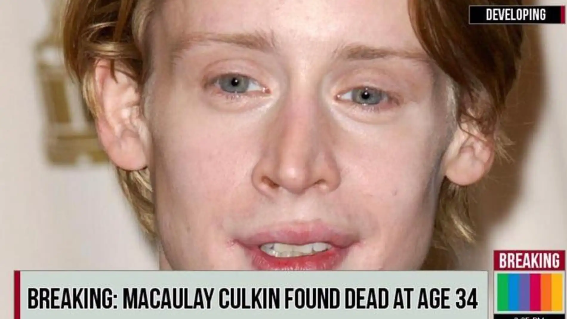 Noticia falsa sobre Macaulay Culkin
