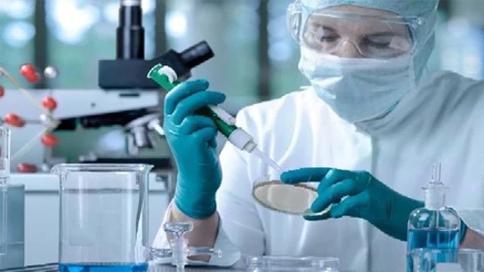 Científico investiga sobre el VIH. Científico investiga sobre el VIH.