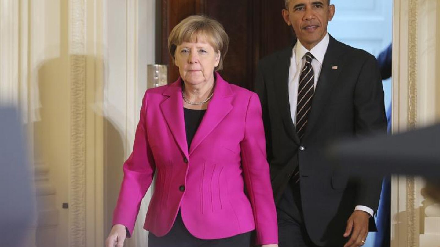 Merkel y Obama se re&uacute;nen en la Casa Blanca