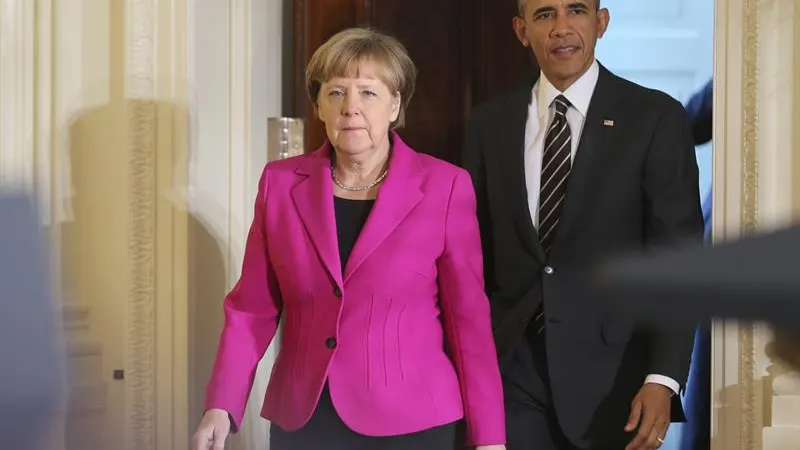 Merkel y Obama se reúnen en la Casa Blanca