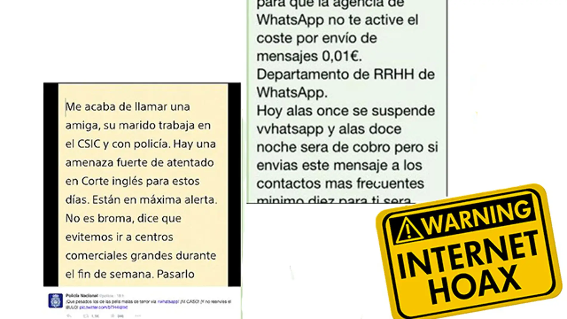 No reenvíes mensajes sin comprobar que son un bulo