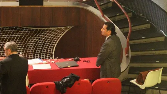 El capitán Schettino, durante el juicio El capitán Schettino, durante el juicio