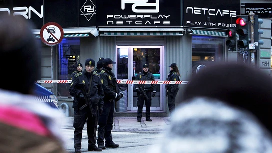 Varios detenidos en un cibercafé en Copenhague Varios detenidos en un cibercafé en Copenhague
