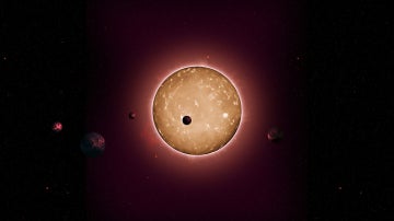 Sistema anciano con cinco pequeños planetas