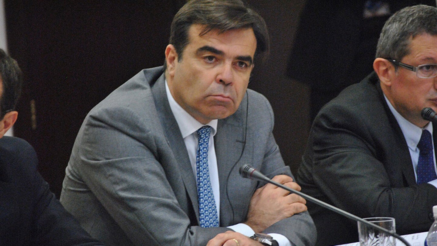 El portavoz del Ejecutivo comunitario, Margaritis Schinas.