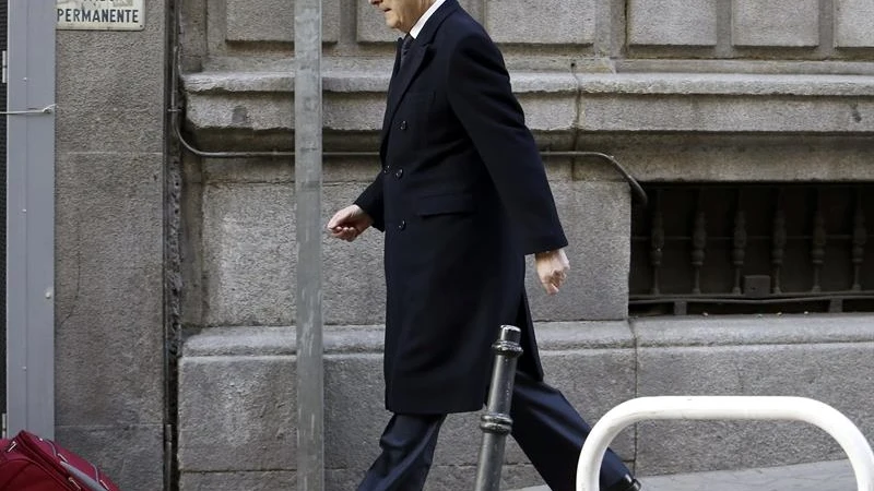 Jaime Terceiro, a su llegada a la Audiencia Nacional