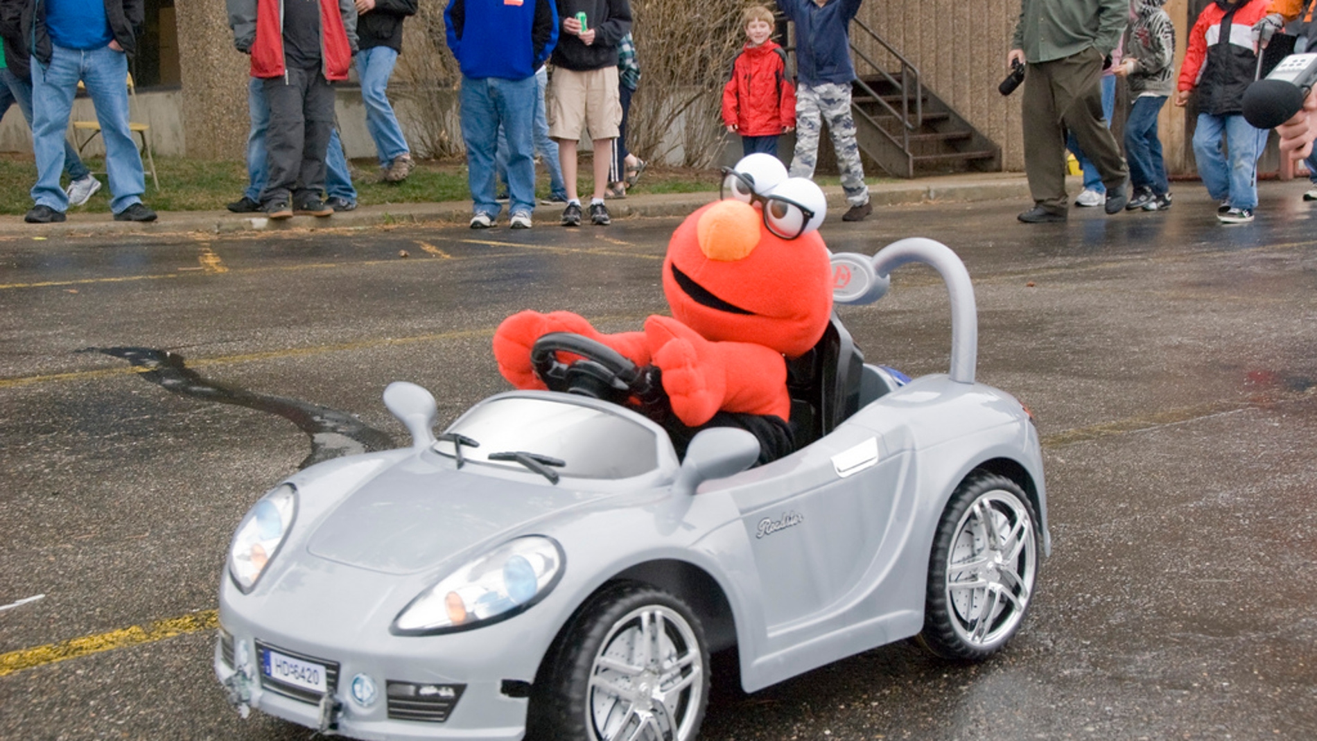 Coche con un conductor muy especial