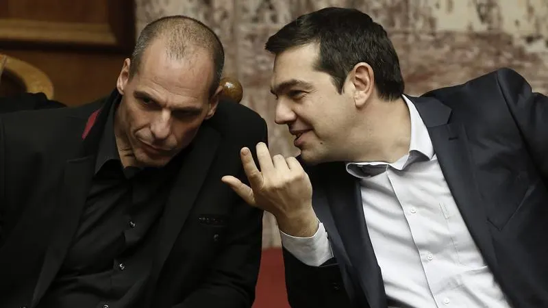 Tsipras y Varoufakis