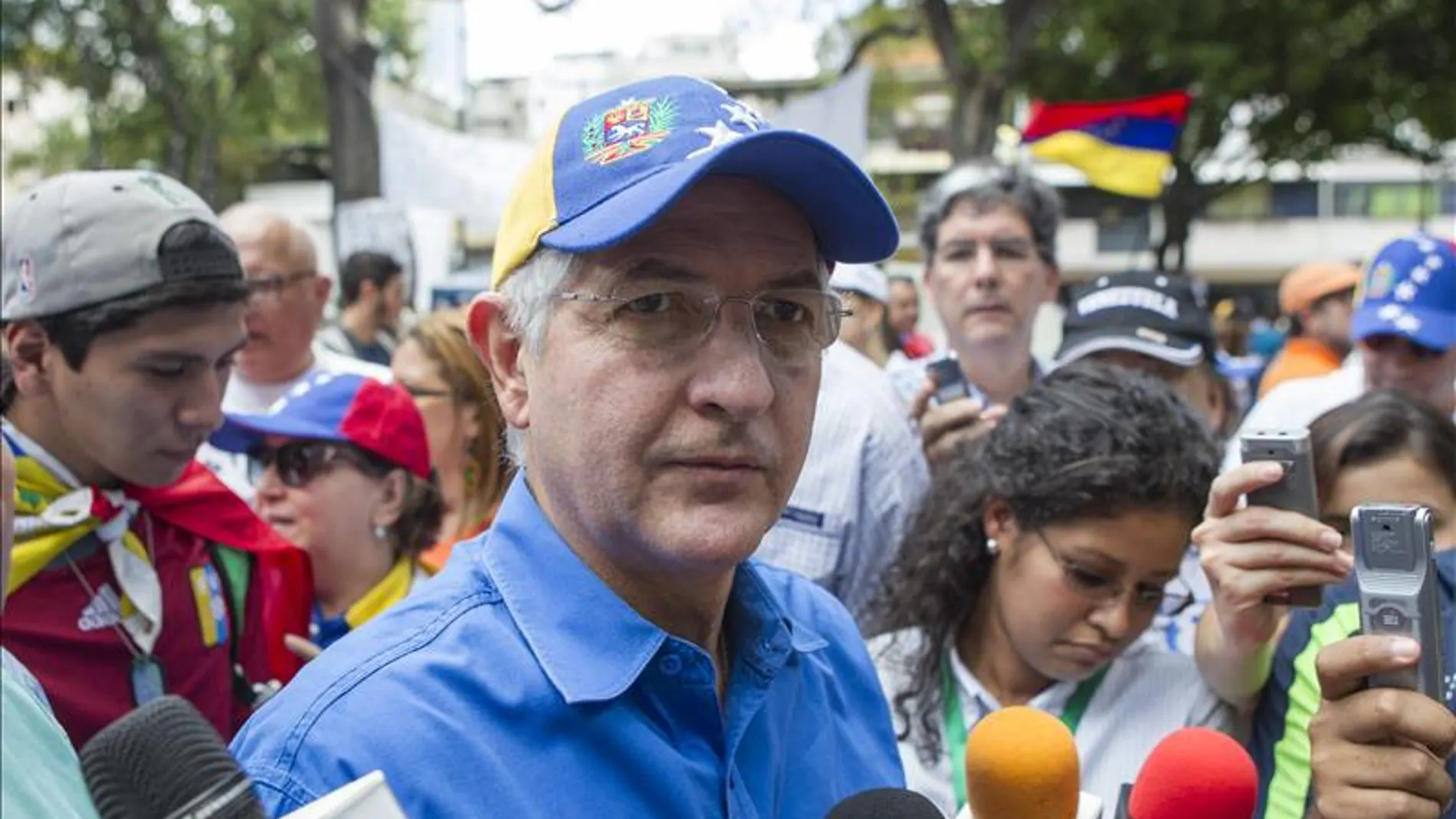 El alcalde de Caracas, Antonio Ledezma