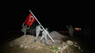 El Ejército turco, durante la operación militar