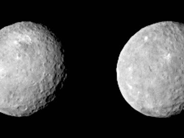 Ceres captado por la sonda Dawn el pasado 12 de febrero a 83.000 Km