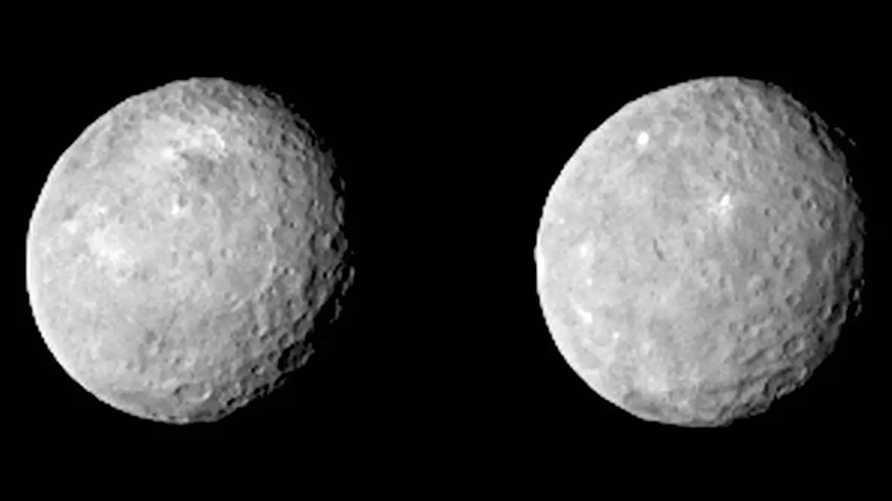 Ceres captado por la sonda Dawn el pasado 12 de febrero a 83.000 Km