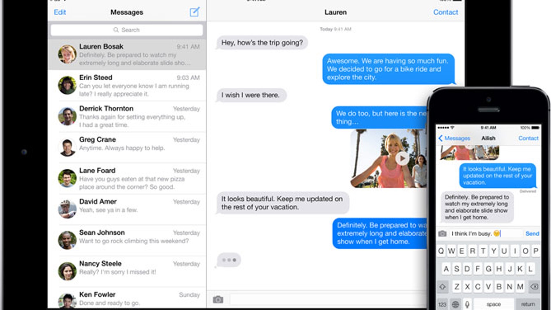 Burbujas de iMessage