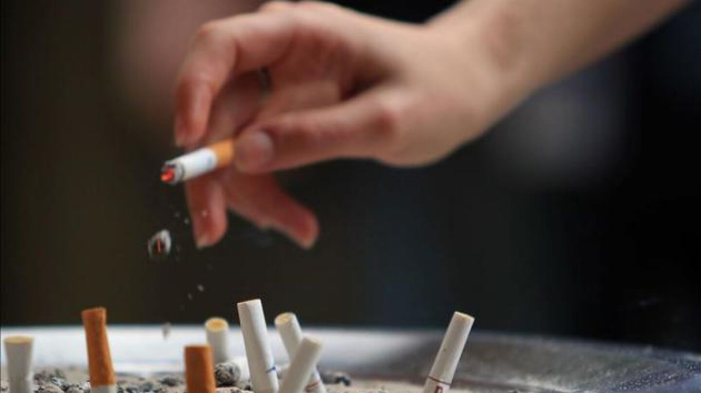 Imagen de archivo de un cigarrillo