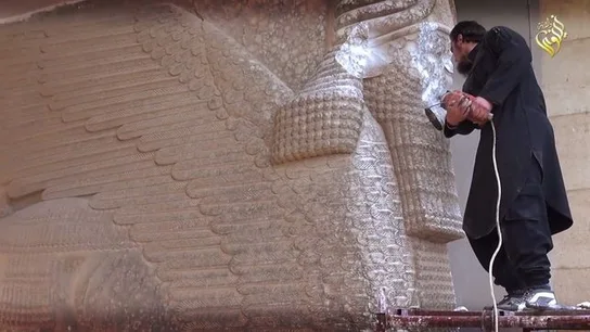 ISIS DESTRUYE ARTE ISIS DESTRUYE ARTE
