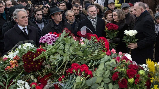 Homanaje al asesinado en Moscú Boris Nemtsov Homanaje al asesinado en Moscú Boris Nemtsov