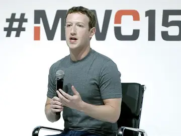 Mark Zuckerberg, en el MWC Mark Zuckerberg, en el MWC