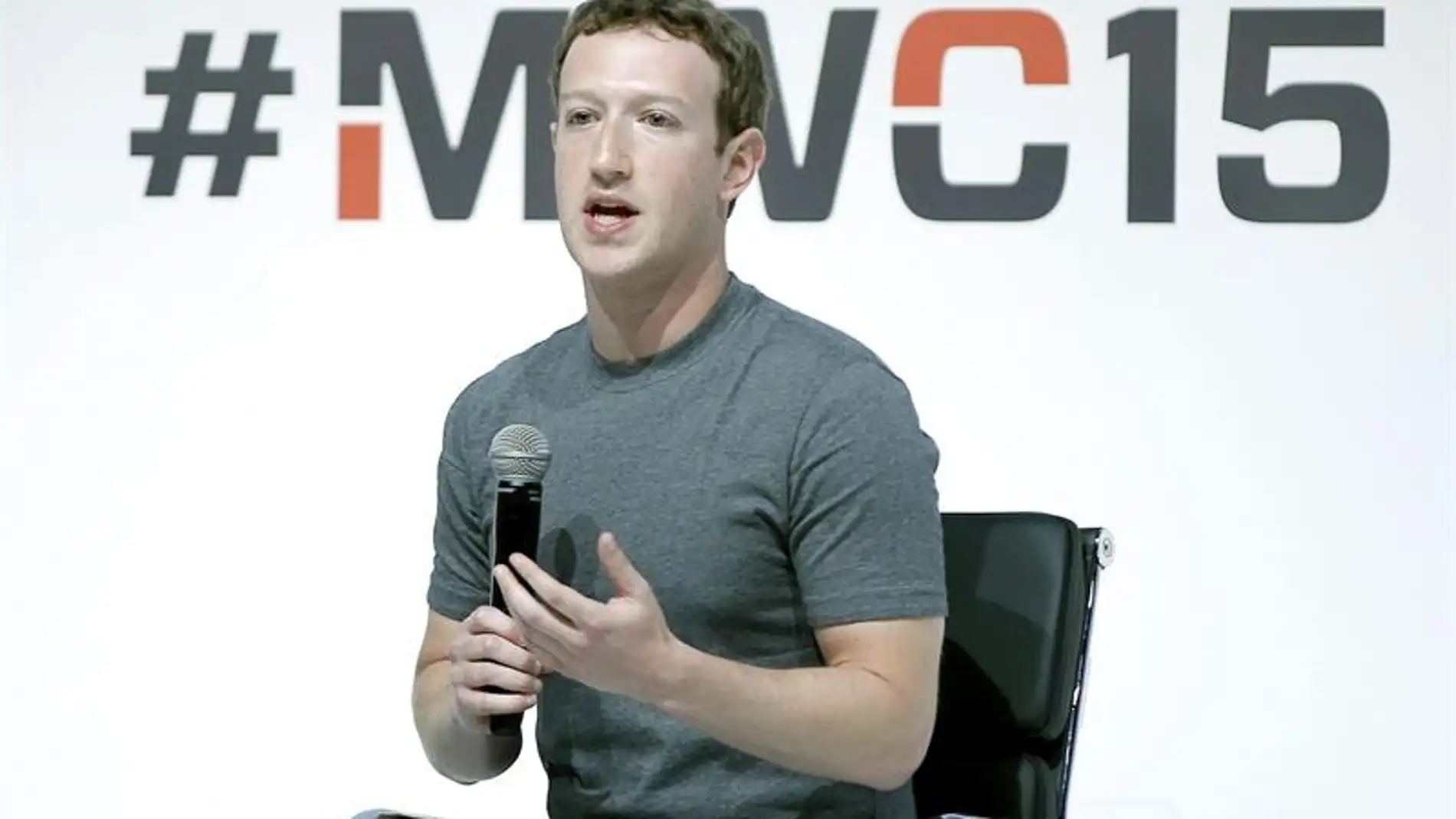 Mark Zuckerberg, en el MWC