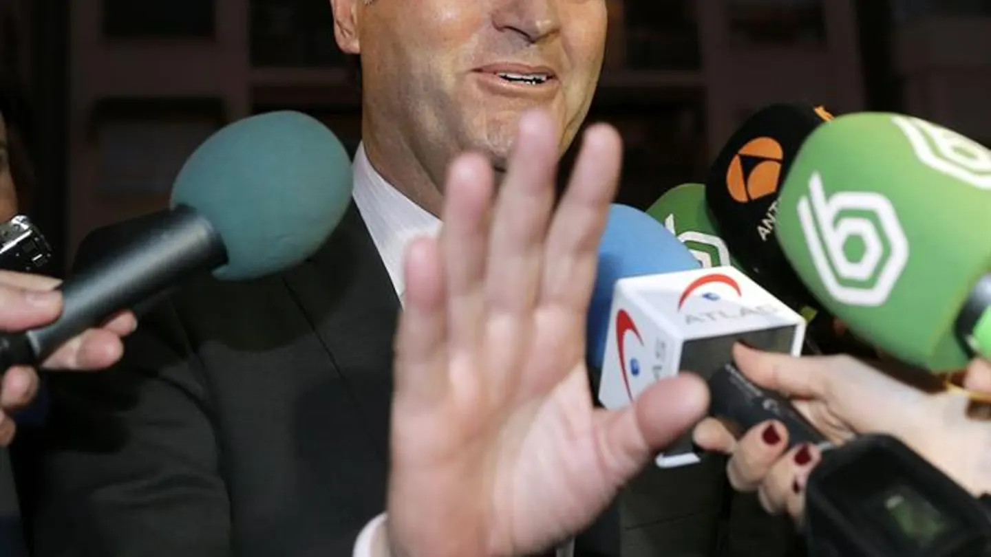 Alberto Fabra durante un acto en la Cominadad Valenciana Alberto Fabra durante un acto en la Cominadad Valenciana