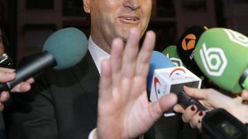 Alberto Fabra durante un acto en la Cominadad Valenciana