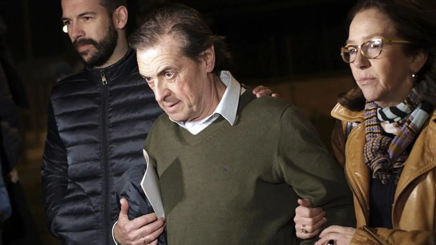 El expresidente del Osasuna Miguel Archanco, a su salida de la cárcel El expresidente del Osasuna Miguel Archanco, a su salida de la cárcel