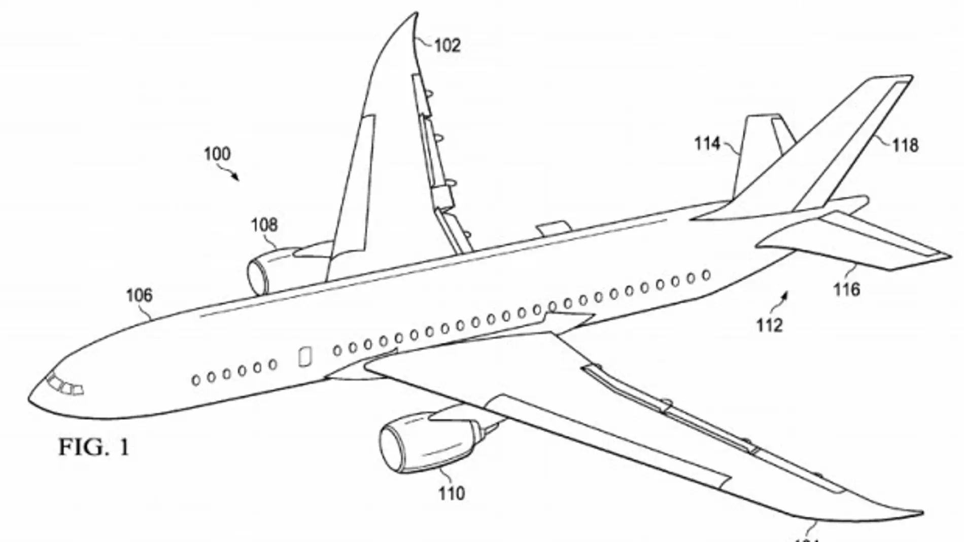 Planos de un avión Boeing