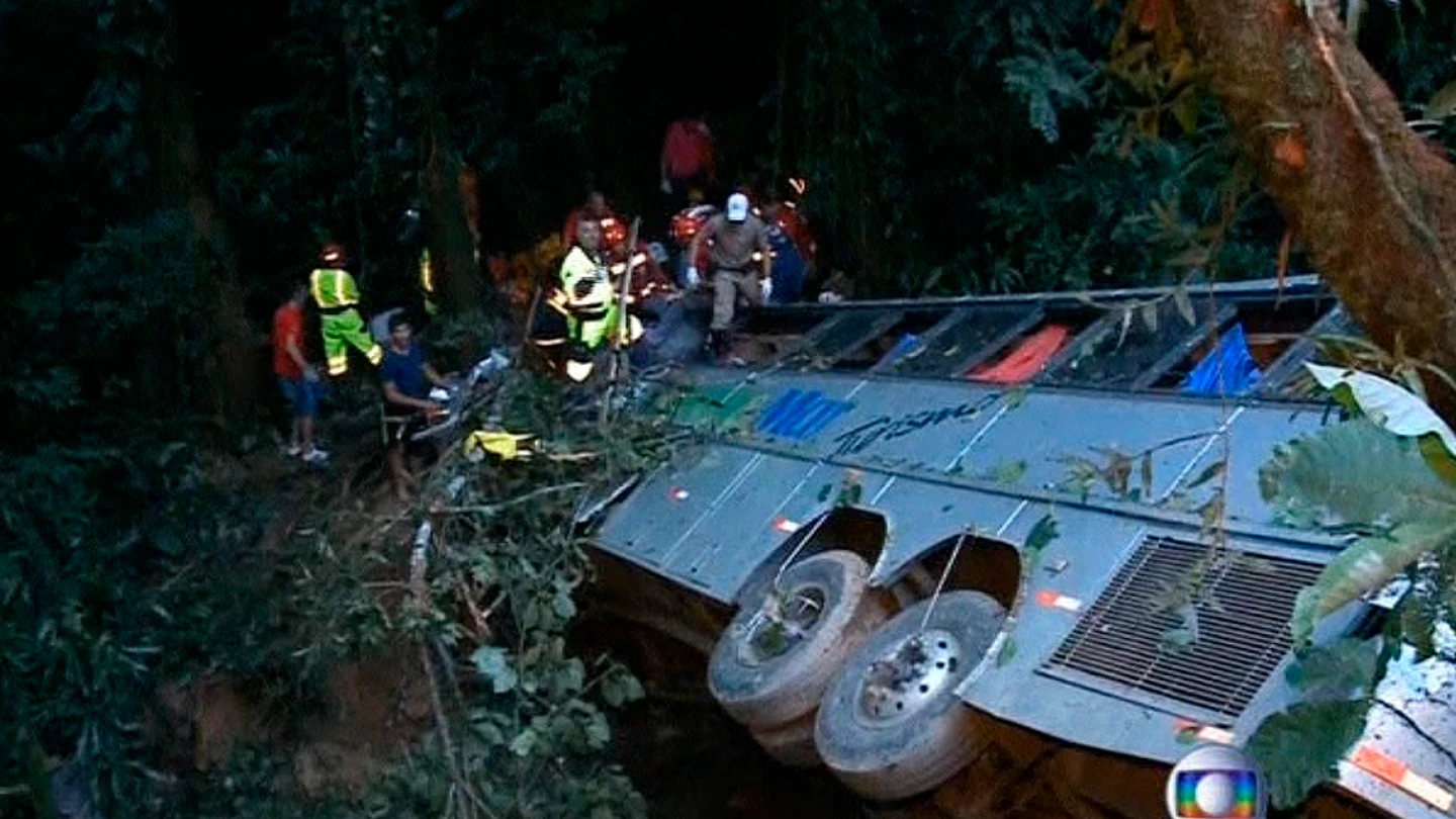Accidente de autobús en Brasil Accidente de autobús en Brasil