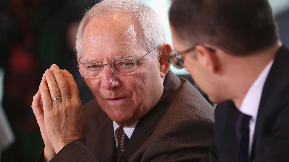 El ministro alemán de Finanzas, Wolfgang Schäuble