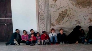Rehenes en el Museo del Bardo en Túnez