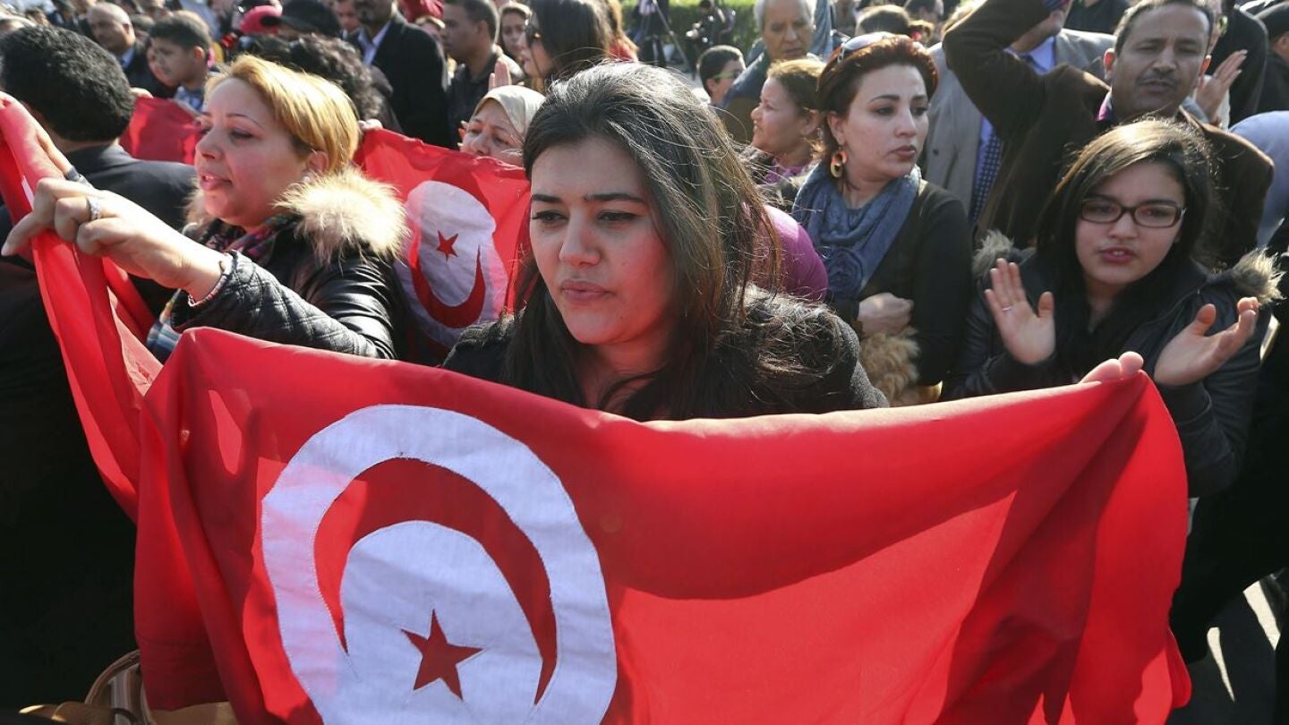Manifestaci&oacute;n contra el atentado de T&uacute;nez