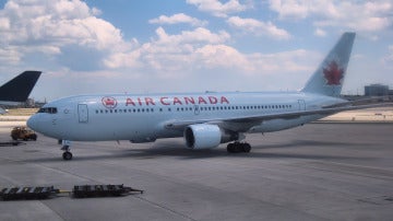 Avión de Air Canadá