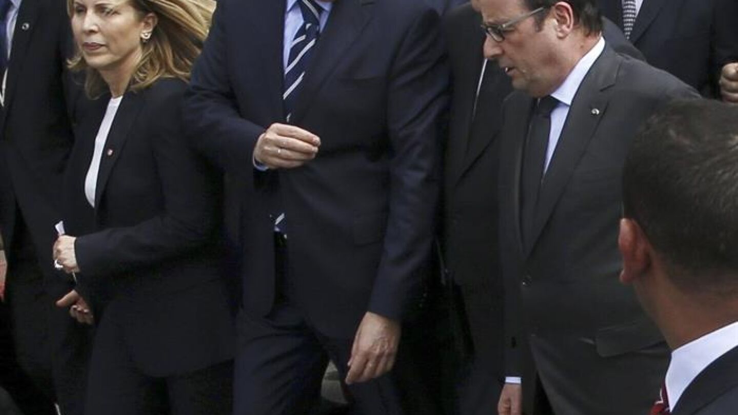 Manifestaci&oacute;n internacional contra el terrorismo yihadista en T&uacute;nez