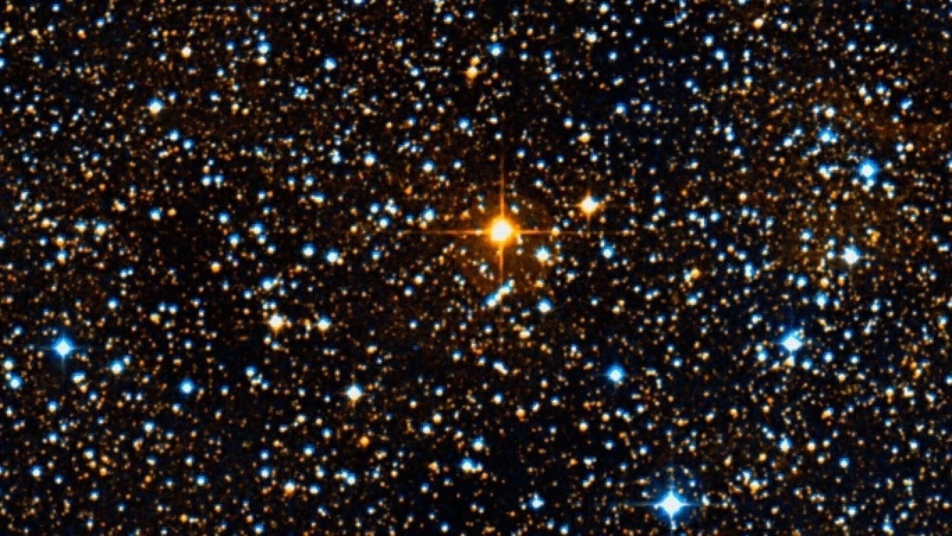 UY Scuti en una captura de telescopio