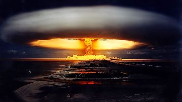 Explosión de una bomba nuclear