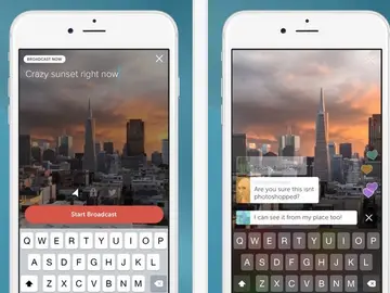 Aplicación Periscope para vídeos en streaming Aplicación Periscope para vídeos en streaming