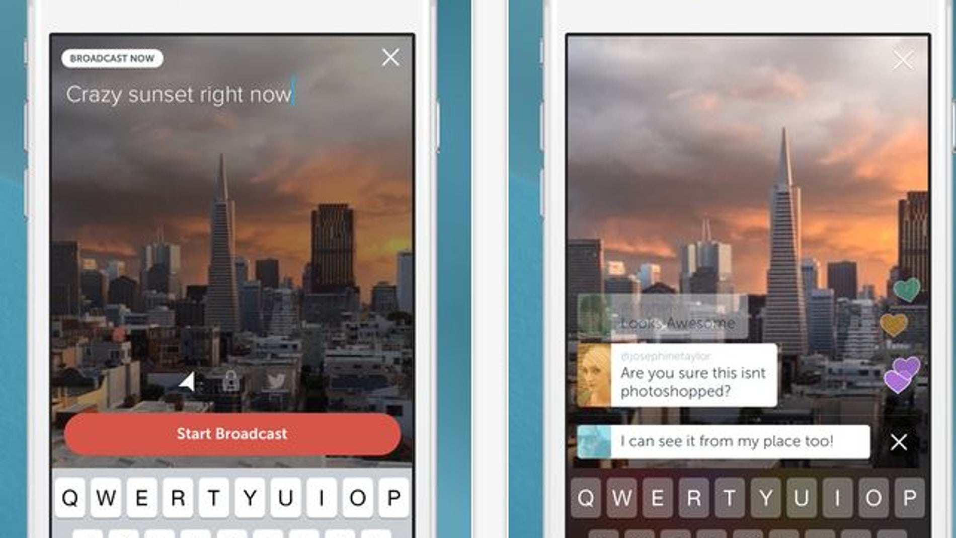 Aplicación Periscope para vídeos en streaming