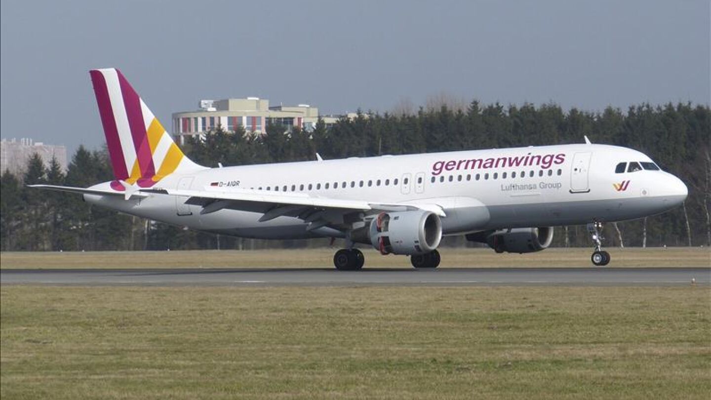 Un avi&oacute;n de Germanwings
