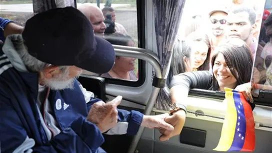 Fidel Castro reaparece en público después de 14 meses Fidel Castro reaparece en público después de 14 meses