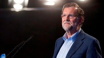 Mariano Rajoy durante un acto electoral