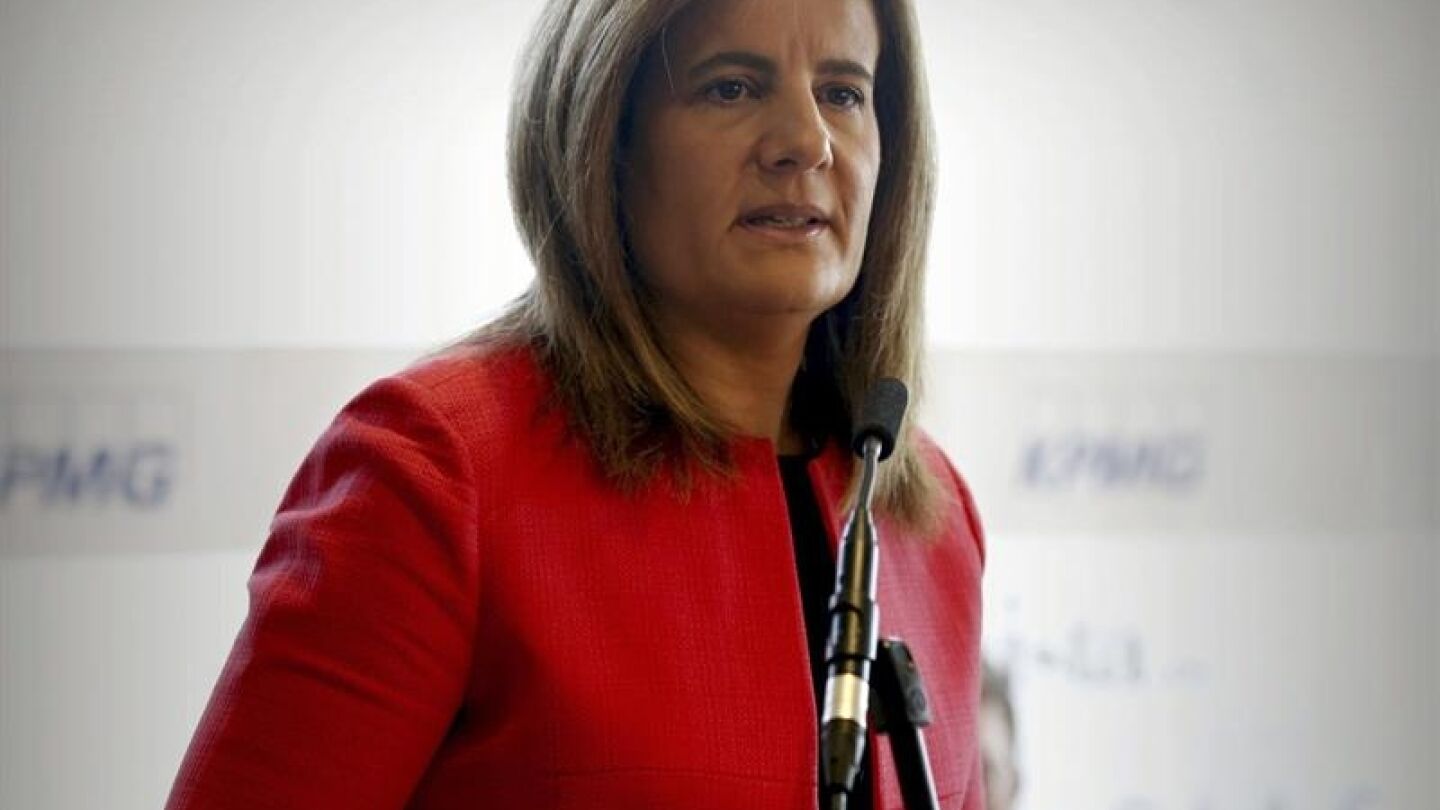 La ministra de Empleo, F&aacute;tima B&aacute;&ntilde;ez
