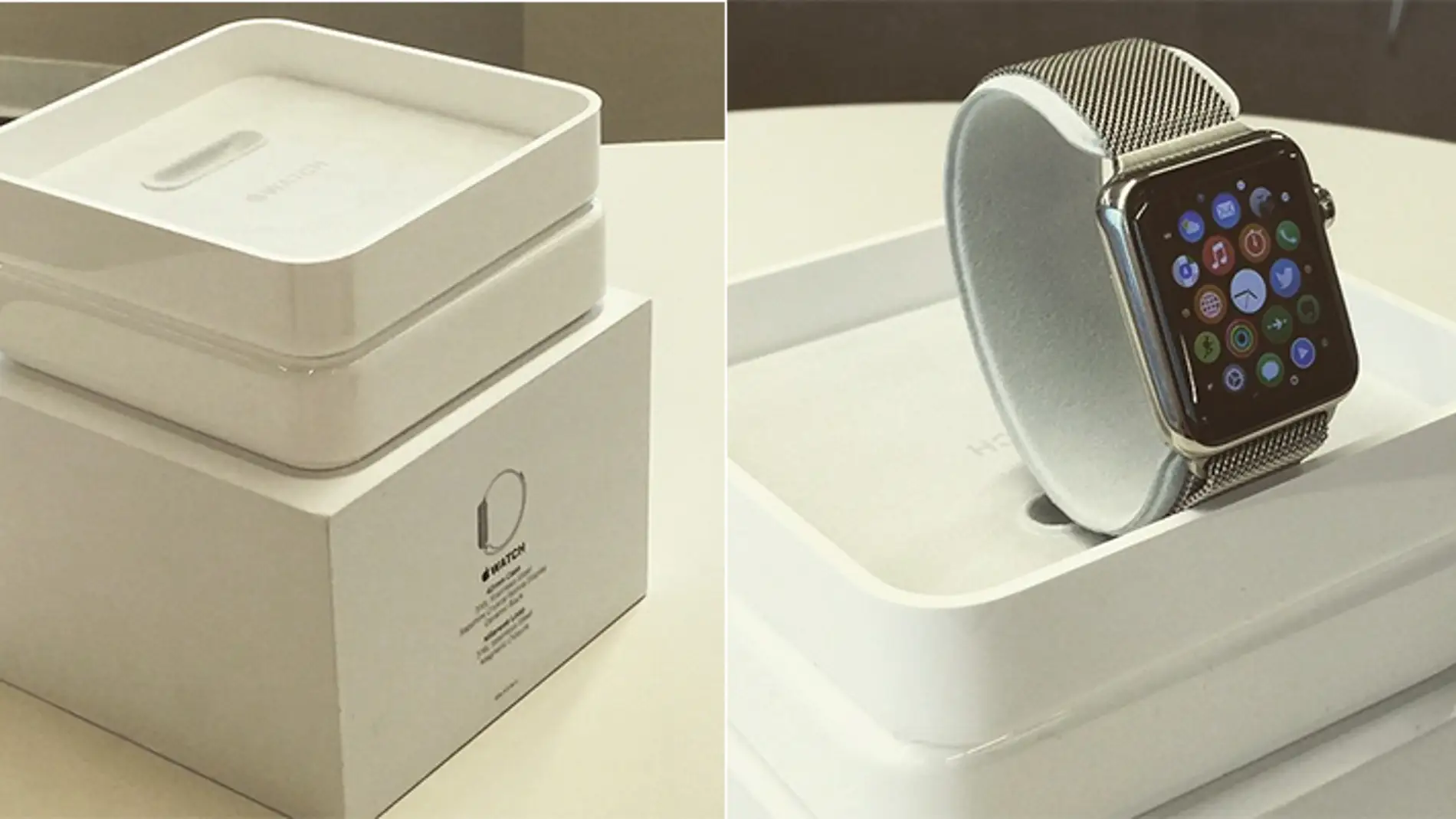 Paquete del Apple Watch