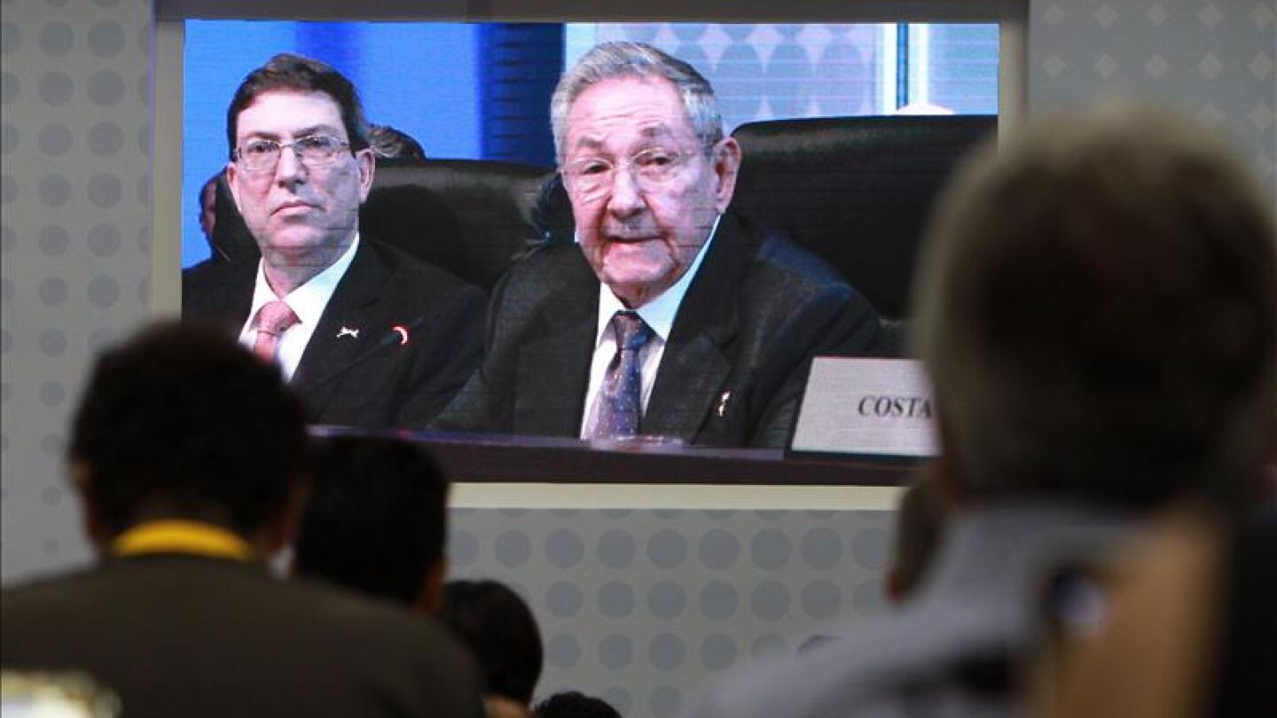 Ra&uacute;l Castro en la Cumbre de las Am&eacute;ricas